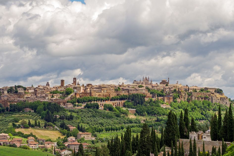 Medieval town of Oriveto in Umbria. It's one of the top towns to visit in Umbria 