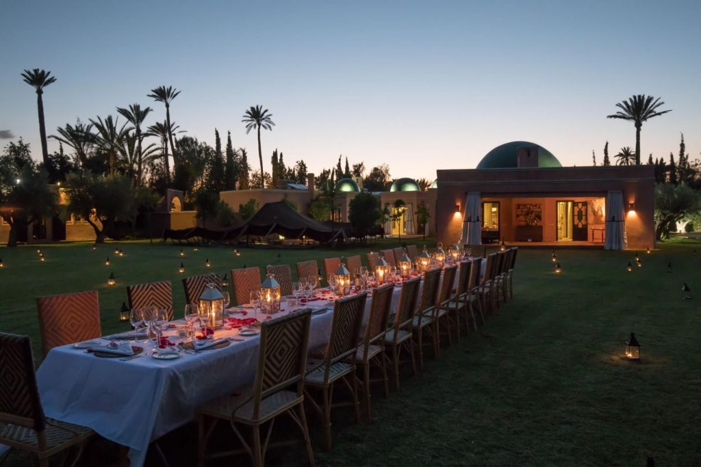 Ezzahra Estate, Marrakech The Ezzahra Estate in Marrakech presents one of the most luxurious villa estates in Morocco, and is only an hour's drive from one of the filming locations in Christopher Nolan's The Odyssey.